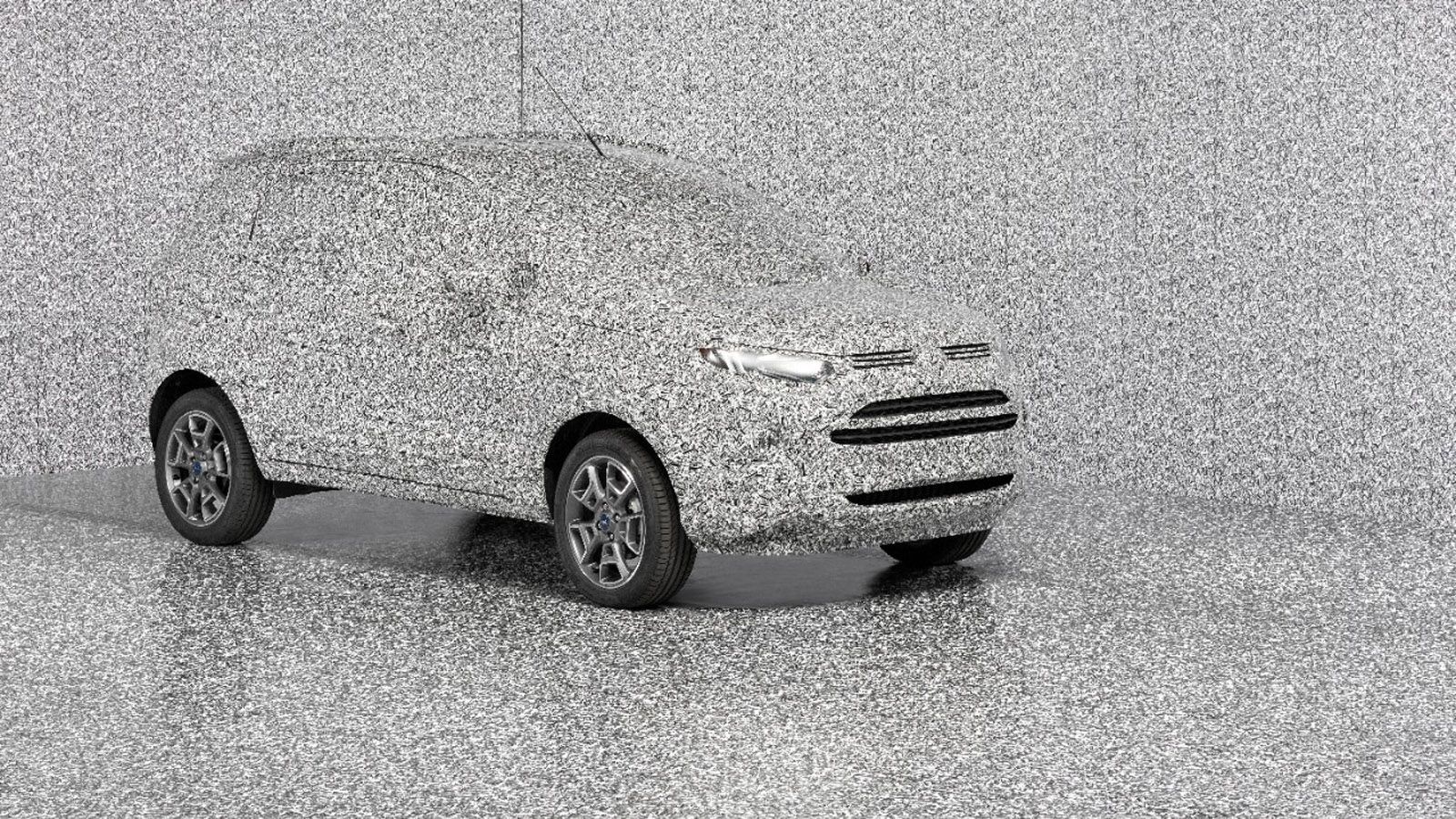 Αυτό είναι το καμουφλάζ που η Ford λέει πως εμποδίζει τους κατασκόπους. Τους δικούς μας πάντως δεν τους πτοεί! 